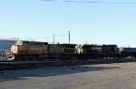 UP 5837 & NS 9615 lead train P80 into the yard